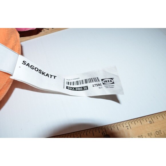 Ikea Sagoskatt Orange Unicorn Plush Soft Toy 20" 7596 Stuffed animal - Picture 7 of 9